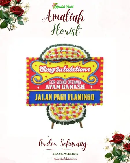 Sewa Papan Bunga Bobojong
